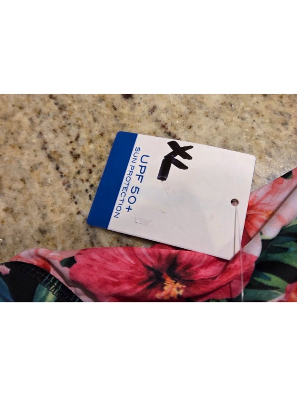 New! Dreamwave Size XL Floral 2 Piece Modest Swim Shirt & Pants UPF 50+ Wide-Leg - Picture 10 of 16